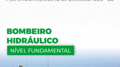 Apostila Prefeitura Damianópolis GO 2024 Bombeiro Hidráulico