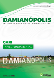 Apostila Prefeitura Damianópolis GO 2024 Gari