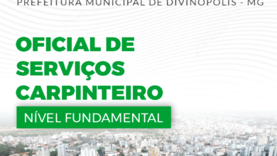 Apostila Prefeitura Divinópolis MG 2024 Oficial de Serviços Carpinteiro