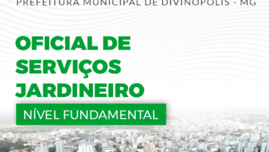 Apostila Prefeitura Divinópolis MG 2024 Oficial de Serviços Jardineiro