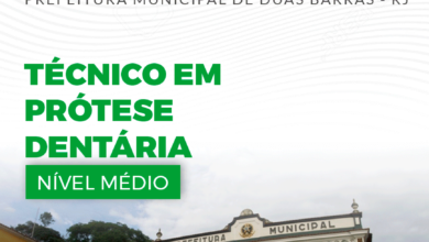 Apostila Prefeitura Duas Barras RJ 2024 Técnico Prótese Dentária