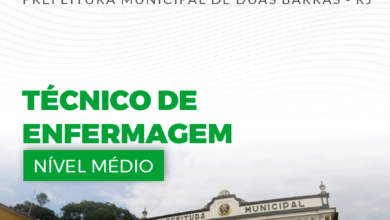 Apostila Prefeitura Duas Barras RJ 2024 Técnico de Enfermagem