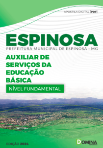 Apostila Prefeitura Espinosa MG 2024 Aux Serviço da Educação