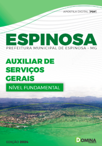 Apostila Prefeitura Espinosa MG 2024 Auxiliar de Serviços Gerais