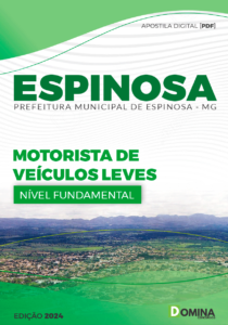 Apostila Prefeitura Espinosa MG 2024 Motorista Veículos Leves