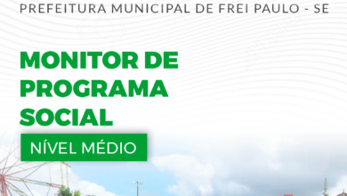 Apostila Prefeitura Frei Paulo SE 2024 Monitor De Programa Social