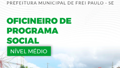 Apostila Prefeitura Frei Paulo SE 2024 Oficineiro De Programa Social