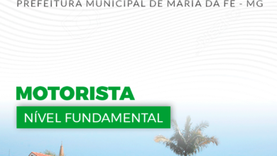 Apostila Prefeitura Maria da Fé MG 2024 Motorista