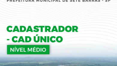 Apostila Prefeitura Sete Barras SP 2024 Cadastrador Do Cadastro Único