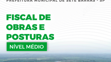 Apostila Prefeitura Sete Barras SP 2024 Fiscal De Obras E Posturas