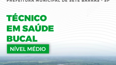 Apostila Prefeitura Sete Barras SP 2024 Técnico Em Saúde Bucal