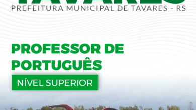 Apostila Prefeitura Tavares RS 2024 Professor De Português