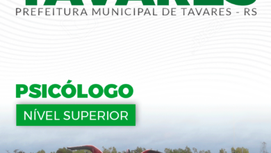 Apostila Prefeitura Tavares RS 2024 Psicólogo