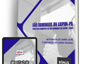 Apostila Prefeitura de São Domingos do Capim – PA 2024 – Motorista de Carro Leve e Motorista de Carro Pesado