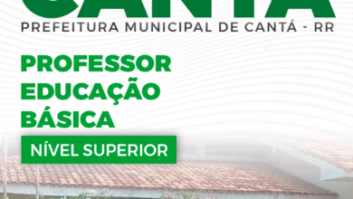 Apostila Professor de Educação Básica Cantá RR 2024