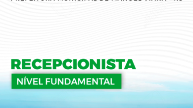 Apostila Recepcionista Manoel Viana RS 2024