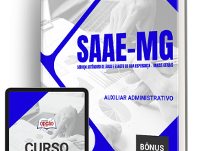 Apostila SAAE Boa Esperança – MG 2024 – Auxiliar Administrativo