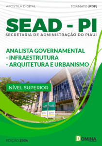 Apostila SEAD PI 2024 Analista Gov Arquitetura e Urbanismo