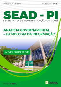 Apostila SEAD PI 2024 Analista Gov Tecnologia da Informação