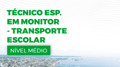 Apostila Técnico Monitor Transporte Escolar Santarém PA 2024