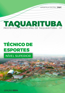 Apostila Técnico de Esportes Taquarituba SP 2024