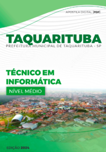 Apostila Técnico em Informática Taquarituba SP 2024