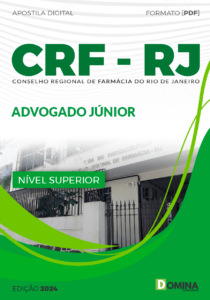 Apostila Advogado Júnior CRF RJ 2024