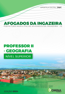 Apostila Afogados Da Ingazeira PE 2024 Professor II Geografia