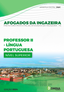 Apostila Afogados Da Ingazeira PE 2024 Professor II Língua Portuguesa