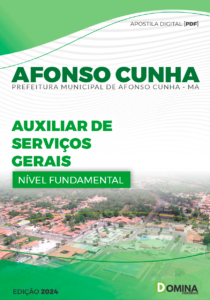 Apostila Afonso Cunha MA 2024 Auxiliar de Serviços Gerais