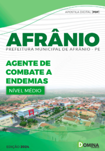 Apostila Afrânio PE 2024 Agente De Combate A Endemias