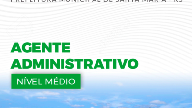 Apostila Agente Administrativo Santa Maria RS 2024