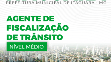 Apostila Agente de Fiscalização de Trânsito Itaguara MG 2024