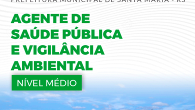 Apostila Agente de Saúde Pública Santa Maria RS 2024