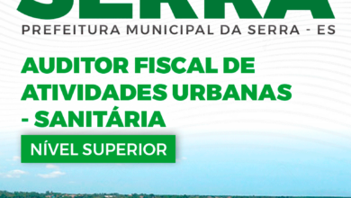 Apostila Auditor Fiscal Sanitária Serra ES 2024