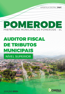 Apostila Auditor Fiscal de Tributos Municipais Pomerode SC 2024