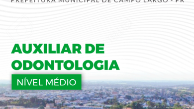 Apostila Auxiliar de Odontologia Campo Largo PR 2024