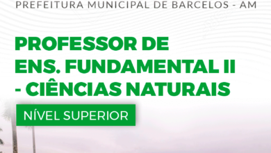 Apostila Barcelos AM 2024 Professor De Ciências Naturais