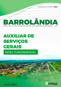 Apostila Barrolândia TO 2024 Auxiliar De Serviços Gerais