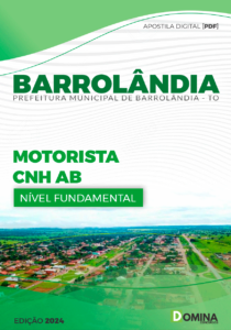 Apostila Barrolândia TO 2024 Motorista CNH AB