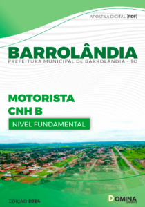 Apostila Barrolândia TO 2024 Motorista CNH B