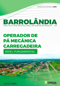 Apostila Barrolândia TO 2024 Operador De Pá Mecânica