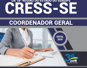 Apostila CRESS-SE – Coordenador Geral