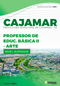 Apostila Cajamar SP 2024 Professor De Arte