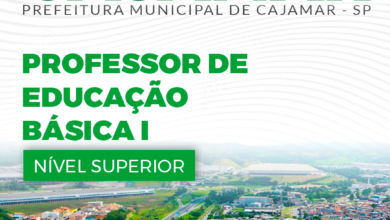 Apostila Cajamar SP 2024 Professor De Educação Básica I