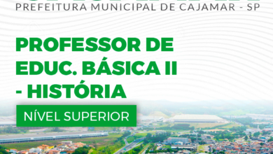 Apostila Cajamar SP 2024 Professor De História