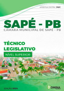 Apostila Câmara Sapé PB 2024 Técnico Legislativo