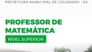 Apostila Colorado RS 2024 Professor De Matemática