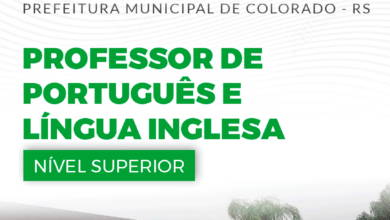 Apostila Colorado RS 2024 Professor De Português E Língua Inglesa