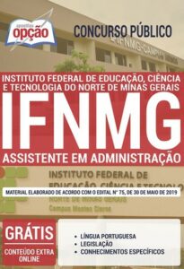 Apostila Concurso IFNMG – ASSISTENTE EM ADMINISTRAÇÃO